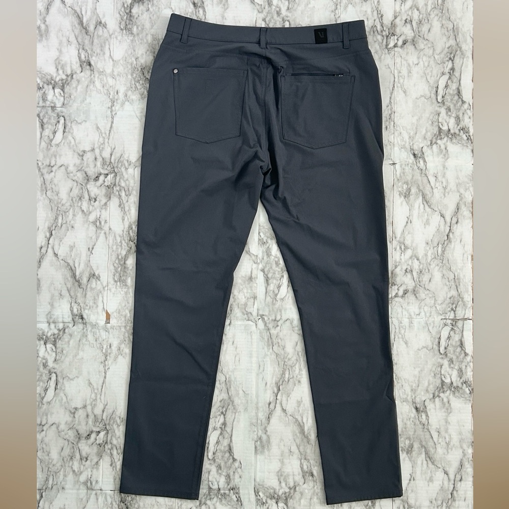 Vuori Men's 34 x30 Meta Pant Athletic performance Slim Fit V430-S Charcoal Grey - Picture 10 of 16